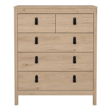 Seville Chest 3+2 drawers in Jackson Hickory Oak