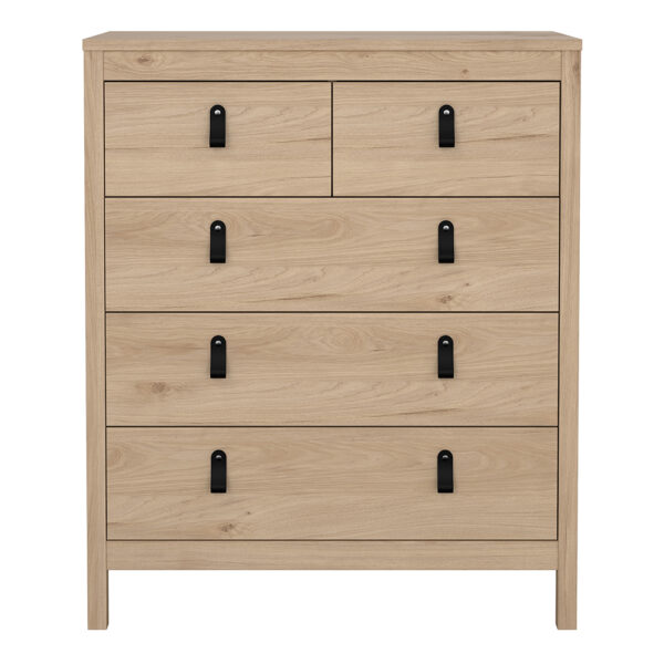 Seville Chest 3+2 drawers in Jackson Hickory Oak