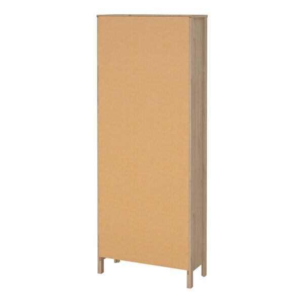 Seville China Cabinet 2 Doors with Glass + 3 Drawers in Jackson Hickory Oak | Assembly Required