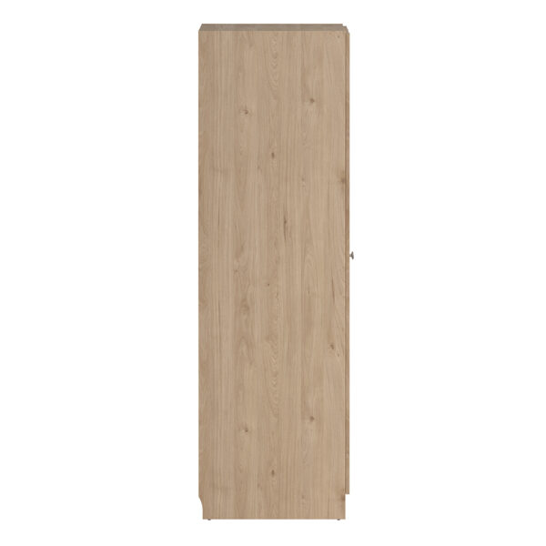 Studio Wardrobe Collection Wardrobe with 2 Frame Doors in Jackson Hickory | Assembly Required