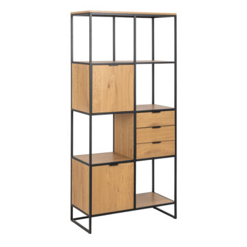 Swindon Bookcase with 2 Doors