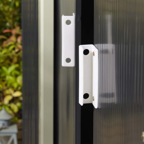 Oakworld Alfresco Trentvale Metal Apex Shed Dark Grey 10x12 | Assembly Required