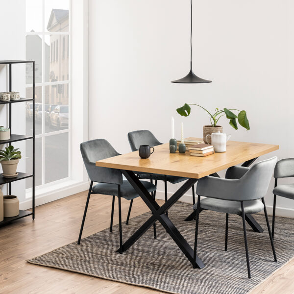 Wales Dining Table in Oak | Assembly Required