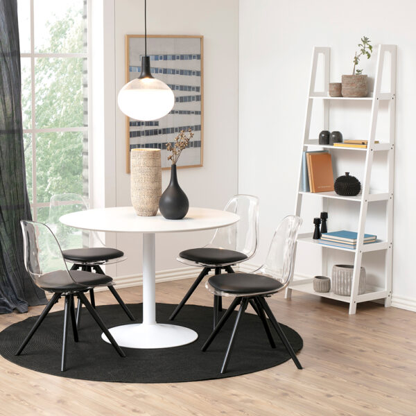 Wally Bookcase with 5 shelves in White | Assembly Required