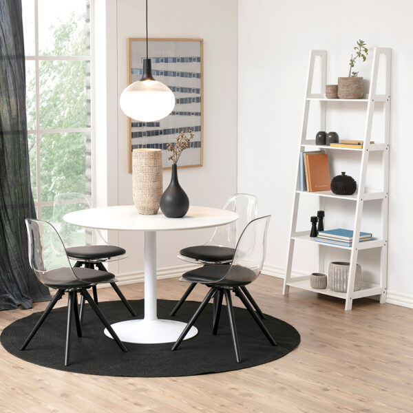Wally Bookcase with 5 shelves in White | Assembly Required