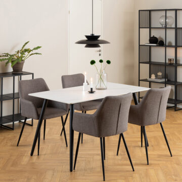 Wicklow White Dining Table