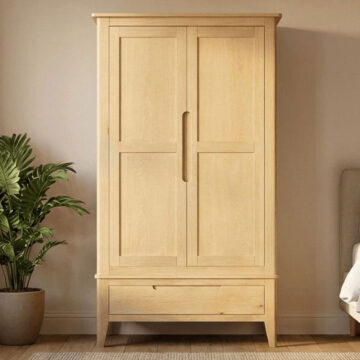 Bruges Double Wardrobe With Drawer