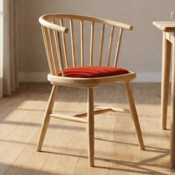 Bruges Upholstered Dining Carver Chair - Rust Pad | Assembled