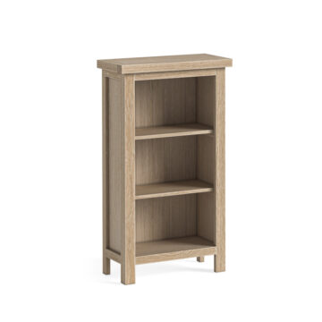 Oaktide Mini Bookcase – Oak – White Wash