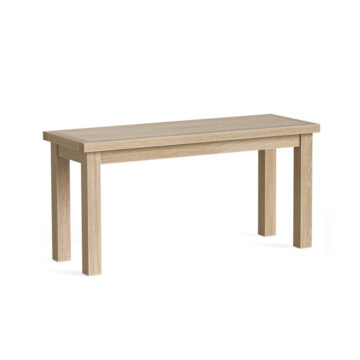 Oaktide Bench Chair | Oak | White Wash
