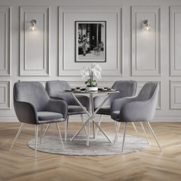 Tara Grey Dining Chair