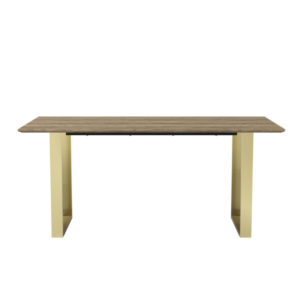 Euston Russet / Gold Dining Table | Assembly Required
