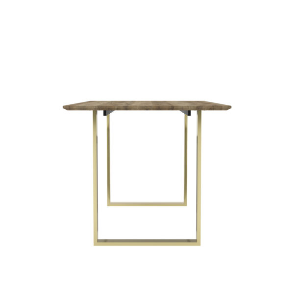 Euston Russet / Gold Dining Table | Assembly Required