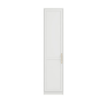 Texas White 1 Door Wardrobe