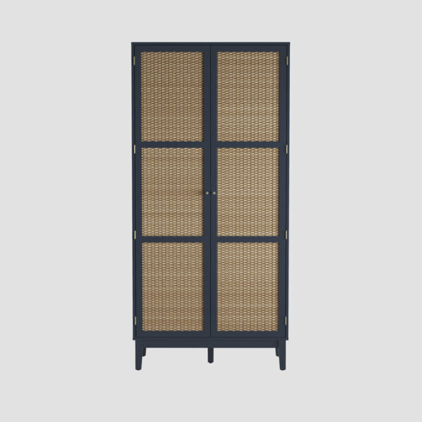 Borde Blue 2 Door Wardrobe | Assembly Required