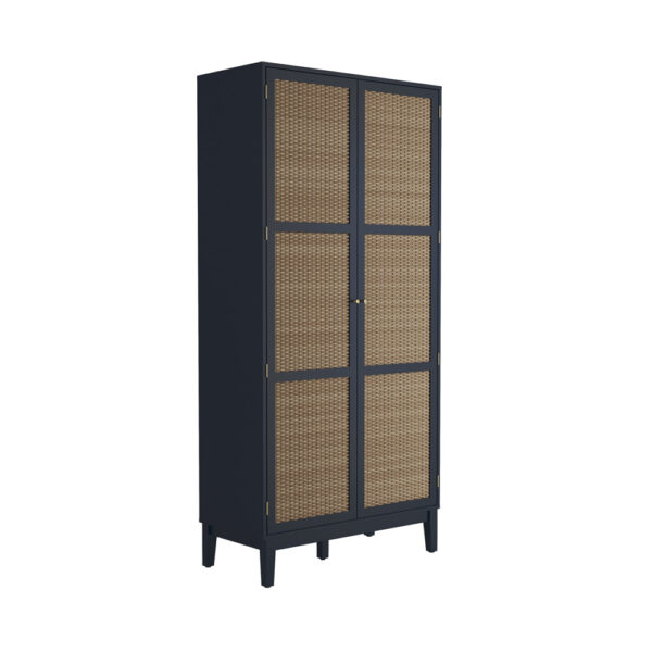 Borde Blue 2 Door Wardrobe | Assembly Required