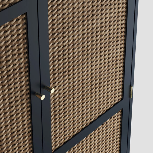 Borde Blue 2 Door Wardrobe | Assembly Required