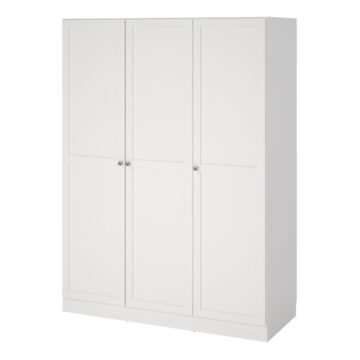 Bronte Wardrobe with 3 Frame Doors in White