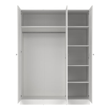 Bronte Wardrobe with 3 Frame Doors in White