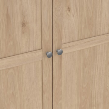 Bronte 4 Door Wardrobe | Jackson Hickory Finish