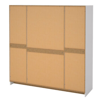 Bronte Wardrobe with 4 Frame Doors in White