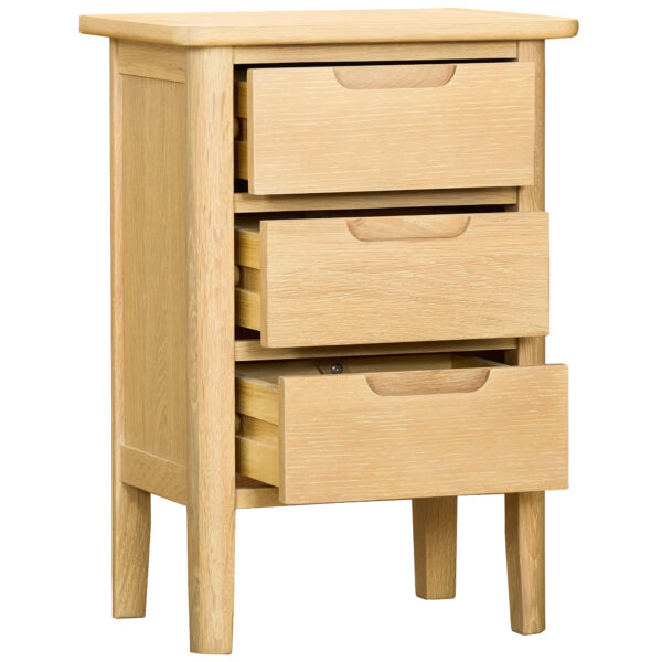 Bruges 3 Drawer Bedside Cabinet