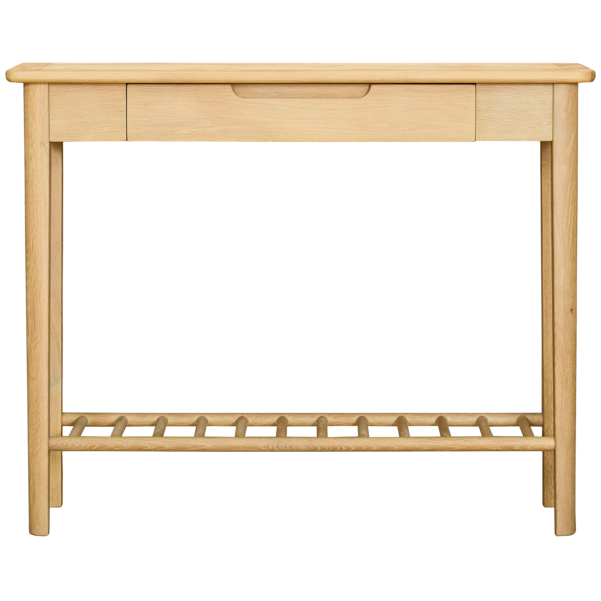 Bruges Console Table With Drawer Assembly Required Oak World