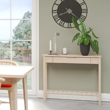 Bruges Oak 1 Drawer Console Table