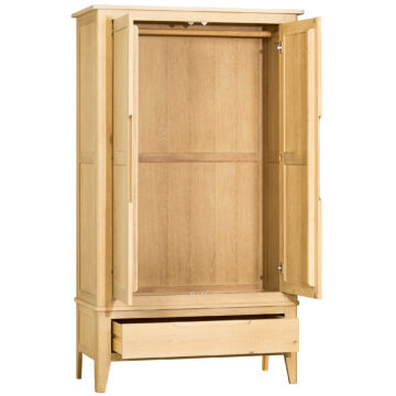 Bruges Double Wardrobe With Drawer