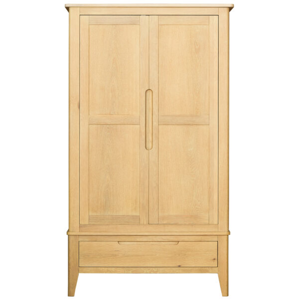 Bruges Double Wardrobe With Drawer | Assembly Required