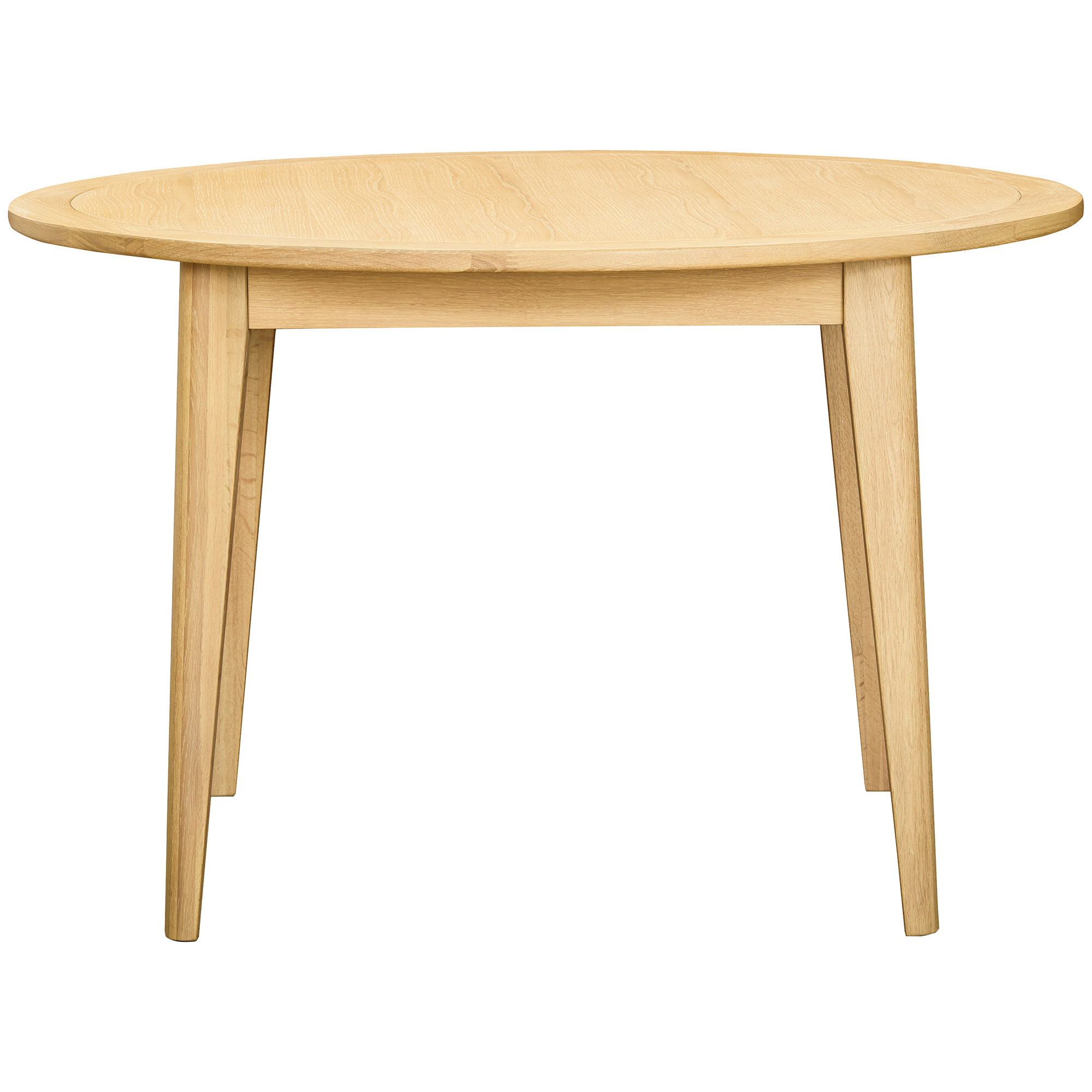 Bruges Round Fixed Top Table Assembly Required Oak World