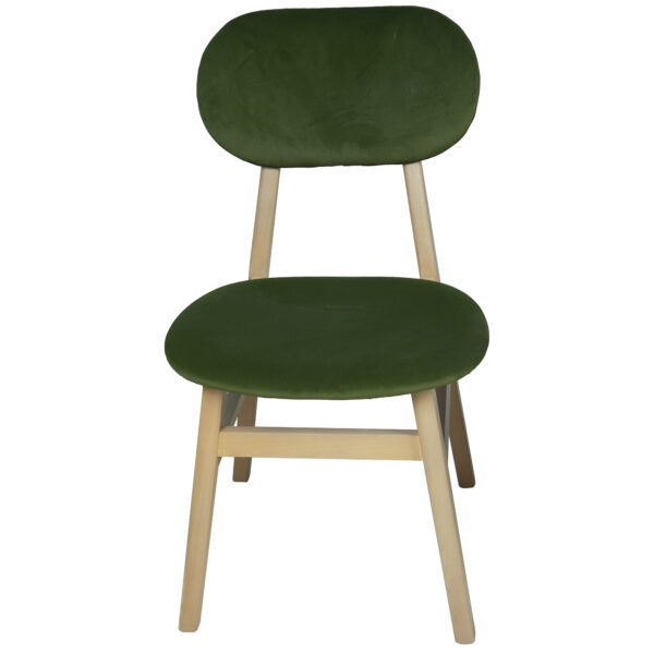 Bruges Upholstered Dining Chair - Green Pad
