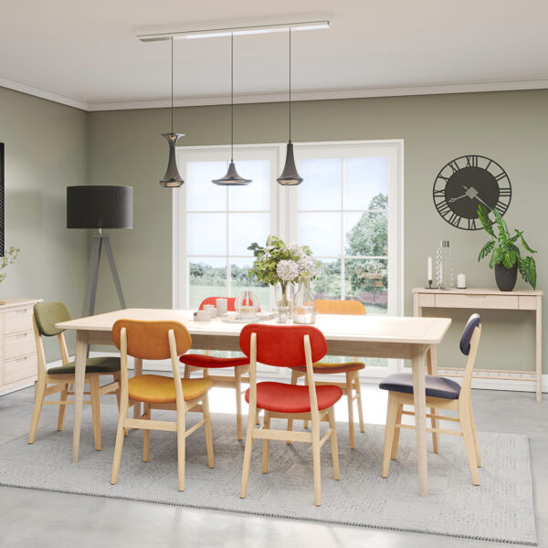 Bruges Upholstered Dining Chair - Rust Pad | Fully Assembled