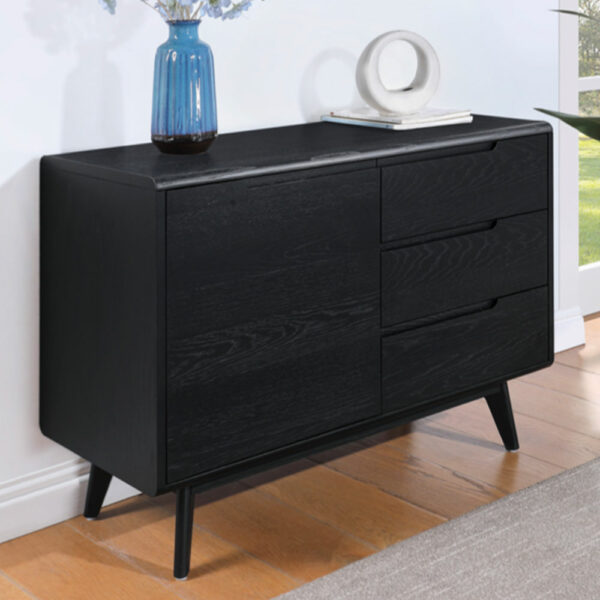 Harrington Double Sideboard - Black | Assembly Required