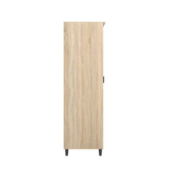 Bergen Chevron 1 Door Wardrobe | Assembly Required