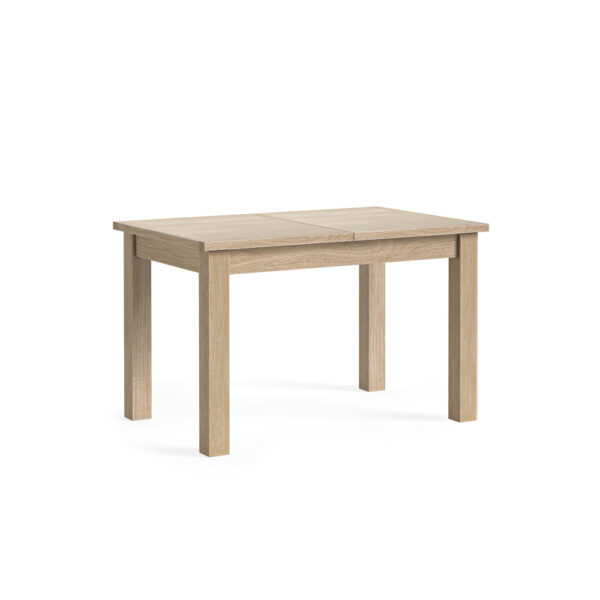 Oaktide Extending Dining Table- Oak - White Wash | Assembly Required