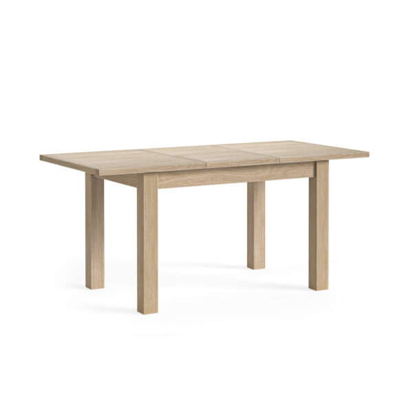 Oaktide Extending Dining Table- Oak - White Wash | Assembly Required