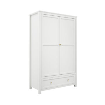 Saint White 2 Door Wardrobe | Assembly Required