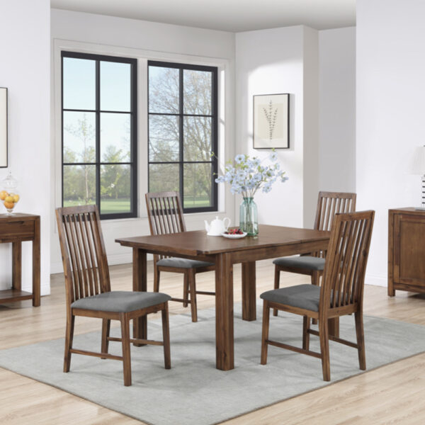 Moray 1.6m-2.0m Extending Dining Table - Walnut | Assembly Required