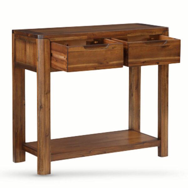 Moray 2 Drawer Console Table - Walnut | Assembly Required