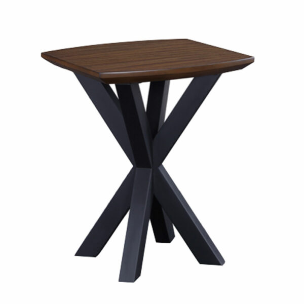 Niagra Curved Lamp Table - Oak | Assembly Required