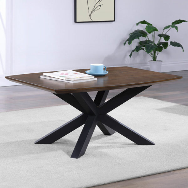 Niagra Curved Coffee Table - Oak | Assembly Required