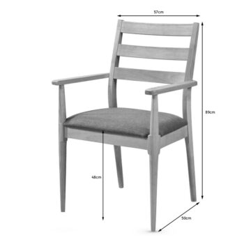 Lauderdale Carver Chair | Oak
