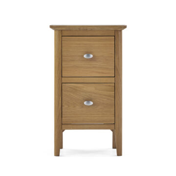 Denby Narrow Two Drawer Bedside | Clearance