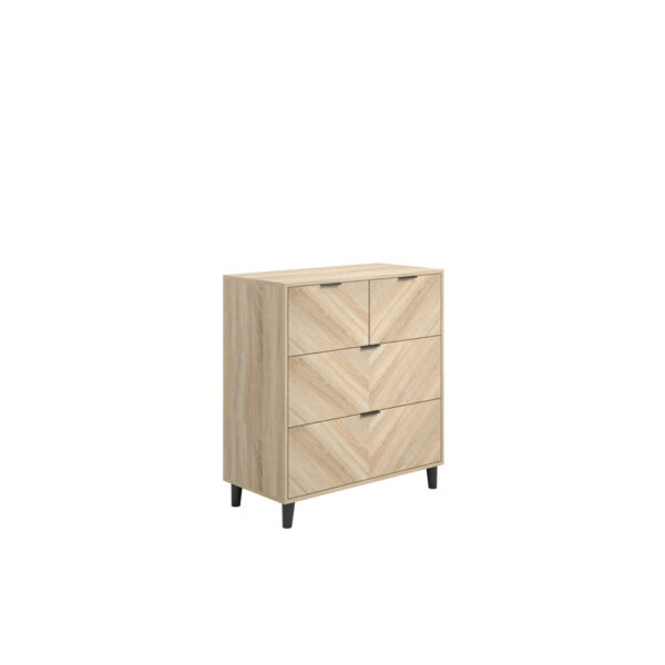 Bergen Chevron 4 Drawer Chest of Drawers | Assembly Required