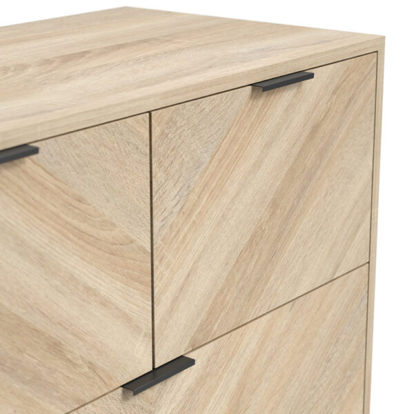 Bergen Chevron 4 Drawer Chest of Drawers | Assembly Required