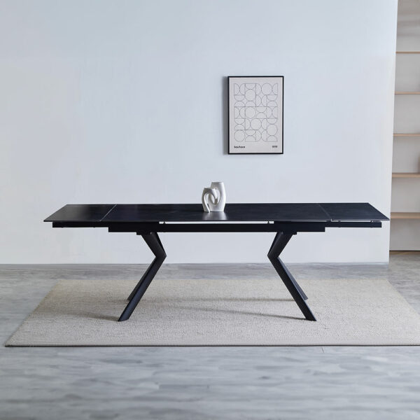Valantino Extendable Dining Table - Dark Grey | Assembly Required