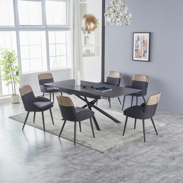 Ventura Extendable Dining Table - Light Grey | Assembly Required