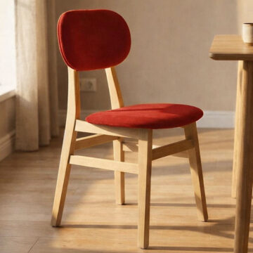 Bruges Upholstered Dining Chair - Rust Pad | Assembled