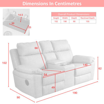 Thor 3+2 Suite – Dark Grey | Assembled